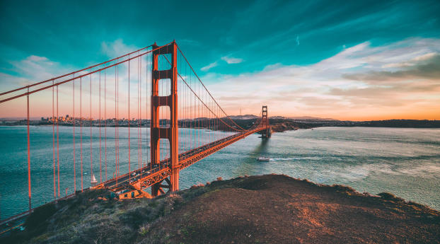 San Francisco Bridge Golden Gate Wallpaper 1280x1024 Resolution
