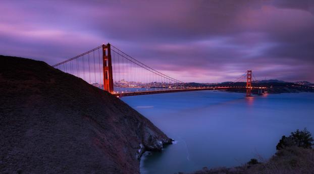San Francisco Bridge Wallpaper 1366x768 Resolution