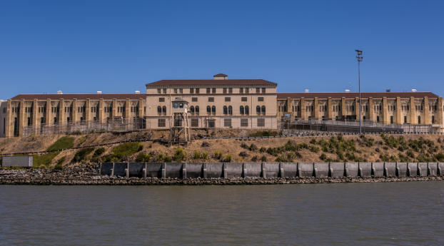 san quentin, prison, river Wallpaper 2160x3840 Resolution