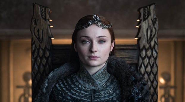 Sansa Stark Queen In The North Wallpaper 1440x2992 Resolution