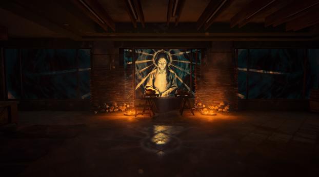 Saraphites Praying The Last of Us Wallpaper 2560x1664 Resolution