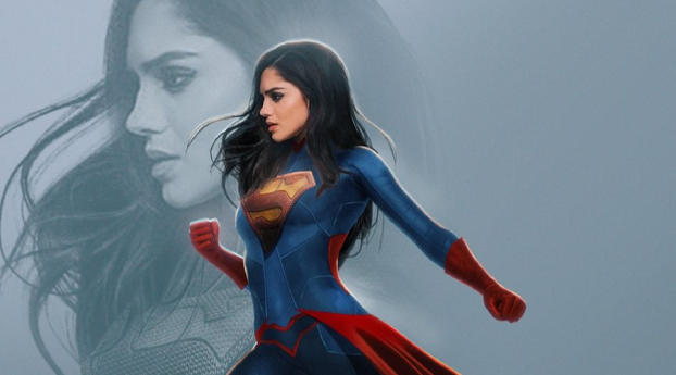 Sasha Calle as Supergirl Wallpaper 1080x2520 Resolution