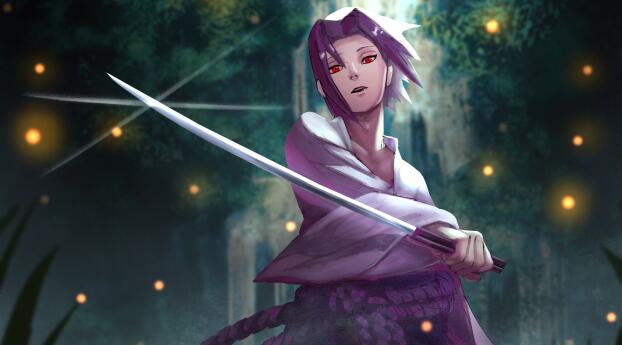 Sasuke Uchiha HD Naruto Art Wallpaper 1080x1920 Resolution
