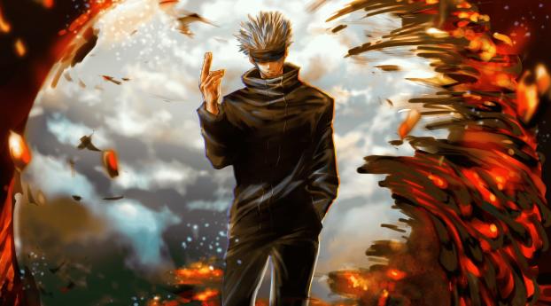 Satoru Gojo Jujutsu Kaisen Wallpaper, HD Anime 4K ...