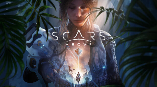 Scars Above 5k Gaming Poster Wallpaper 1080x1080 Resolution