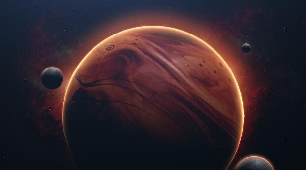Sci Fi Dune Planet 4k Wallpaper