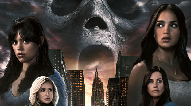 Scream 6 Movie Poster Wallpaper 2048x2048 Resolution