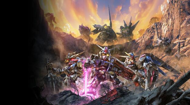 SD Gundam Battle Alliance 4k Gaming Wallpaper