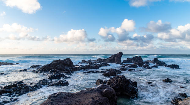 sea, rocks, shore Wallpaper 1080x2280 Resolution