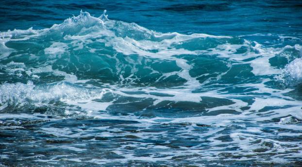 sea, waves, spray Wallpaper 1280x800 Resolution