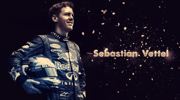 sebastian vettel, racer, red bull Wallpaper 1024x768 Resolution