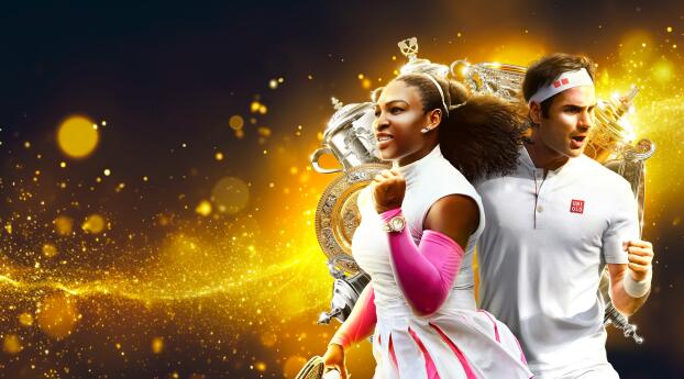 Serena Williams TopSpin 2K Gaming Wallpaper 1920x1080 Resolution