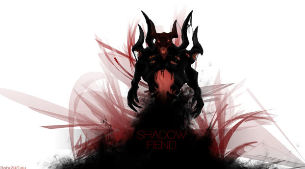 shadow fiend, dota 2, art Wallpaper 2048x2048 Resolution