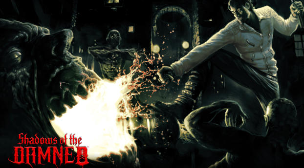 shadows of the damned, grasshopper manufacture inc, psychological action Wallpaper 1280x800 Resolution