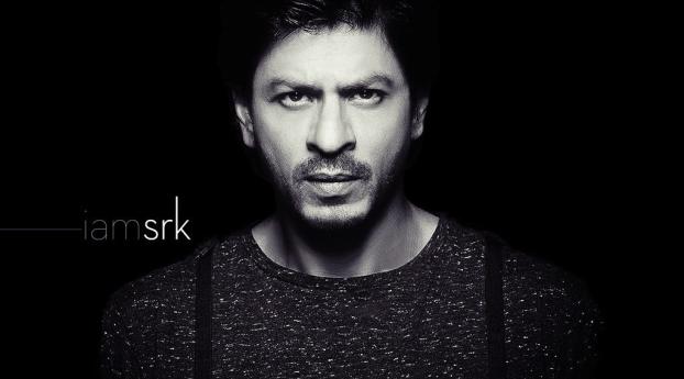Shahrukh Khan Black And White  Wallpaper 1080x2280 Resolution