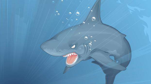 shark, under water, predators Wallpaper 320x290 Resolution