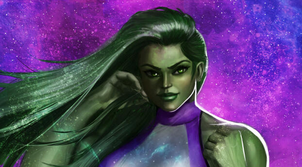 She-Hulk HD Concept Art 2022 Wallpaper