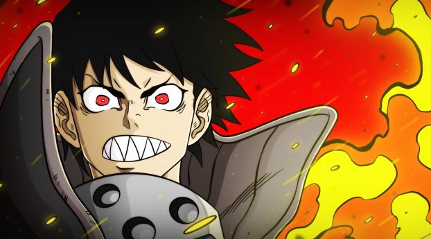 Shinra Kusakabe In Fire Force Wallpaper 319x720 Resolution