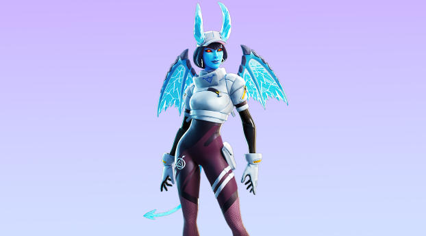 Shiver Fortnite Skin Outfit Wallpaper 1440x3040 Resolution