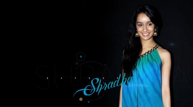 Shraddha Kapoor In Blue Wallpaper 720x1680 Resolution