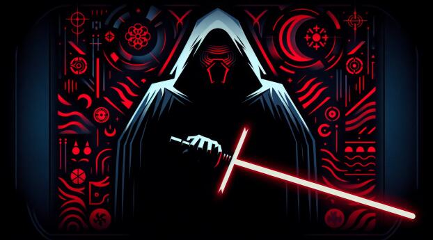 Sith Lord Ai Art Dark Side Wallpaper 1600x400 Resolution
