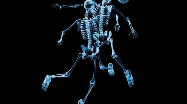 skeletons, ball, football Wallpaper 1001x751 Resolution