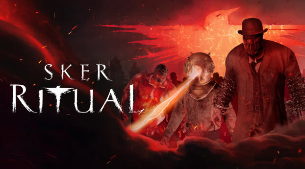 Sker Ritual 4k Gaming Poster Wallpaper 240x320 Resolution