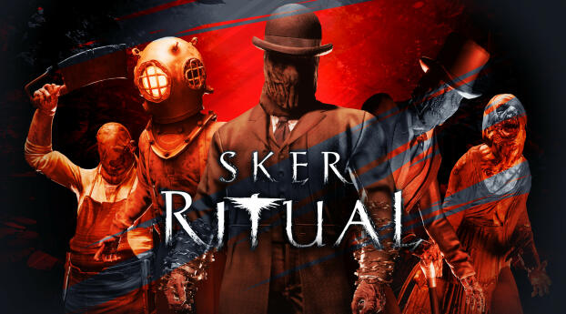 Sker Ritual HD Gaming Poster Wallpaper 7680x4120 Resolution