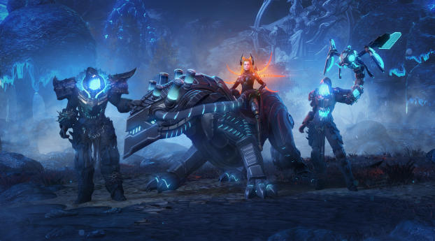 Skyforge Characters 2020 Wallpaper 1280x800 Resolution