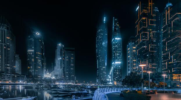 Awesome City of Dubai At Night Backgrounds HD wallpaper | Pxfuel