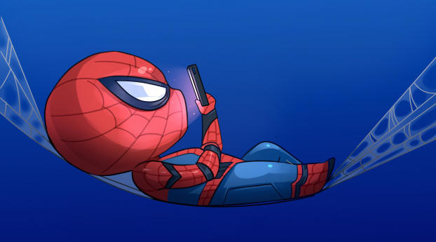 Small Spiderman Wallpaper 1080x2160 Resolution