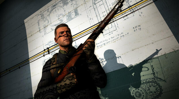 Sniper Elite 2022 Wallpaper 720x1544 Resolution