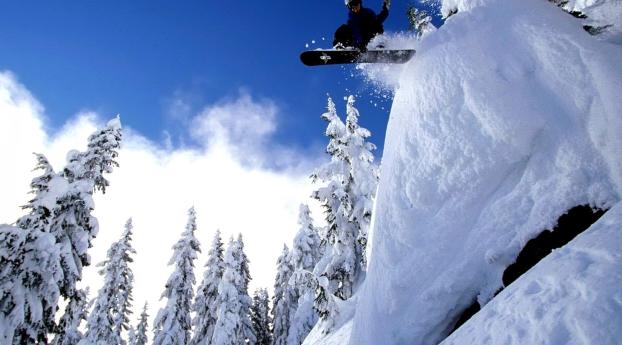 snowboarding, sport, snow Wallpaper 2048x2048 Resolution