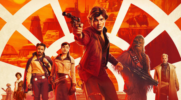 Solo A Star Wars Story 2018 Poster Wallpaper 2560x1024 Resolution