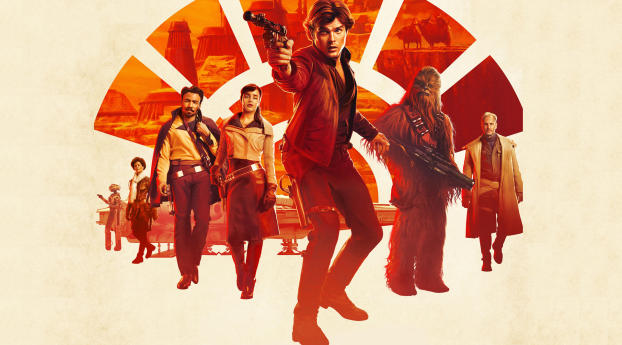 Solo A Star Wars Story Movie Poster 2018 Wallpaper 1300x768 Resolution