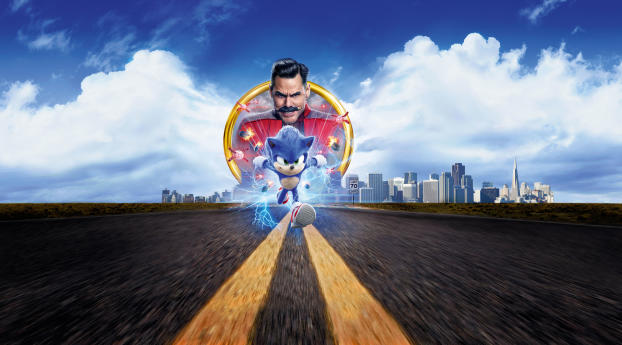 Sonic the Hedgehog 8K Movie Wallpaper 1080x2244 Resolution