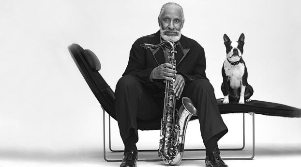 sonny rollins, saxophone, jazz musician Wallpaper 2560x1024 Resolution