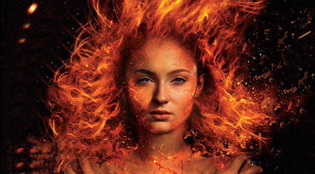 Sophie Turner In X Men Dark Phoenix 2018 Wallpaper 1080x2232 Resolution