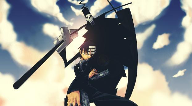 soul eater, death the kid, anime Wallpaper 240x400 Resolution