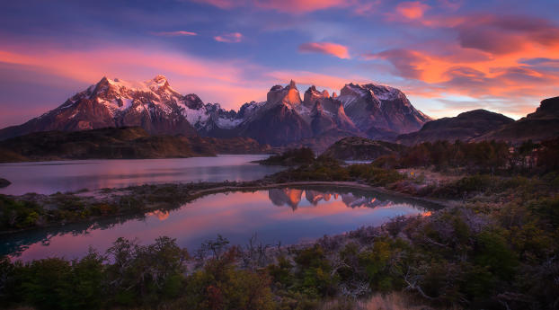 south america, patagonia, andes mountains Wallpaper 1440x2960 Resolution