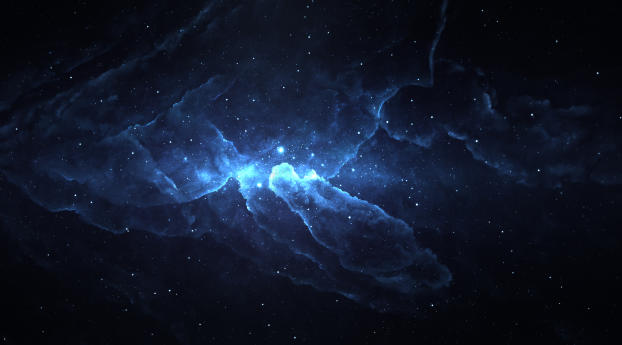 space, atlantis, nebula Wallpaper 480x854 Resolution
