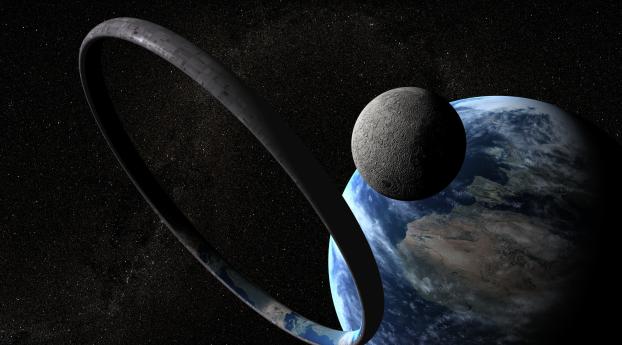 space, earth, planets Wallpaper 360x640 Resolution