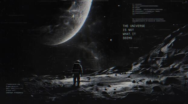 Space Exploration 4K Universe is not what it seems Wallpaper