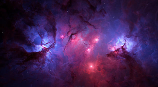 Space Layers Wallpaper 1280x769 Resolution
