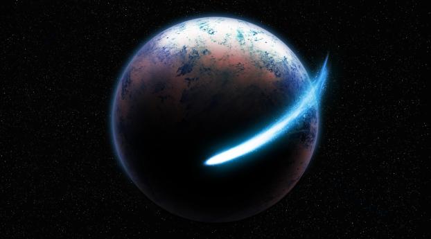 space, line, planet Wallpaper 1280x2120 Resolution