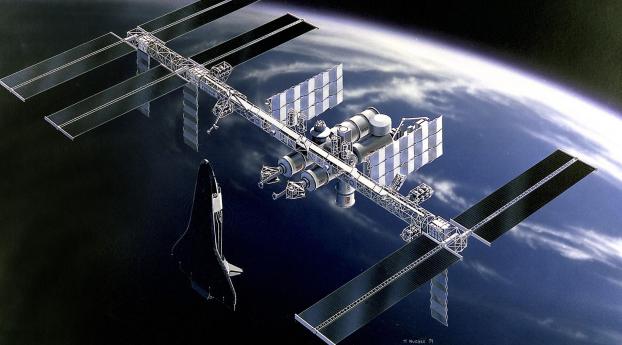 space, station iss,  earth Wallpaper 480x854 Resolution