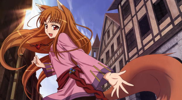spice and wolf, holo, girl Wallpaper