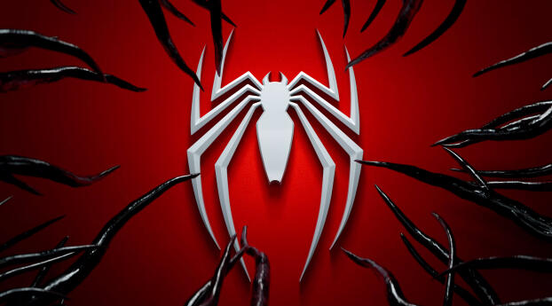 Spider-Man 2023 Gaming Logo Wallpaper 1224x1224 Resolution