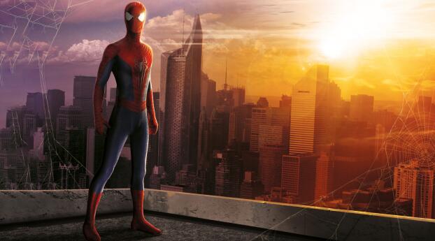 Spider-Man 4k Poster Superhero 2022 Wallpaper 4320x7680 Resolution