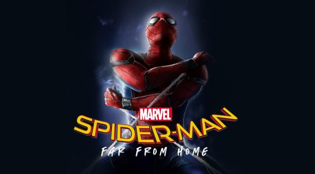 Spider-Man Far From Home Fan Keyart Wallpaper 1280x800 Resolution